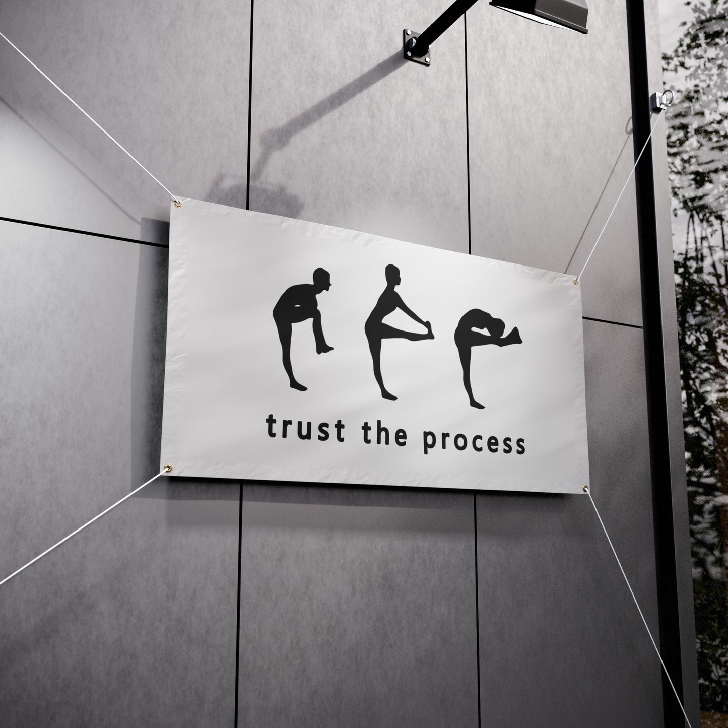 Trust The Process Vinyl Banners