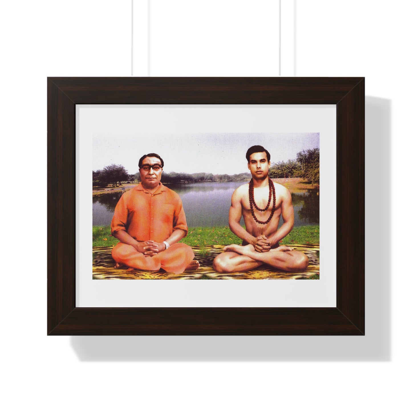 Bishnu & Bikram Framed Horizontal Poster