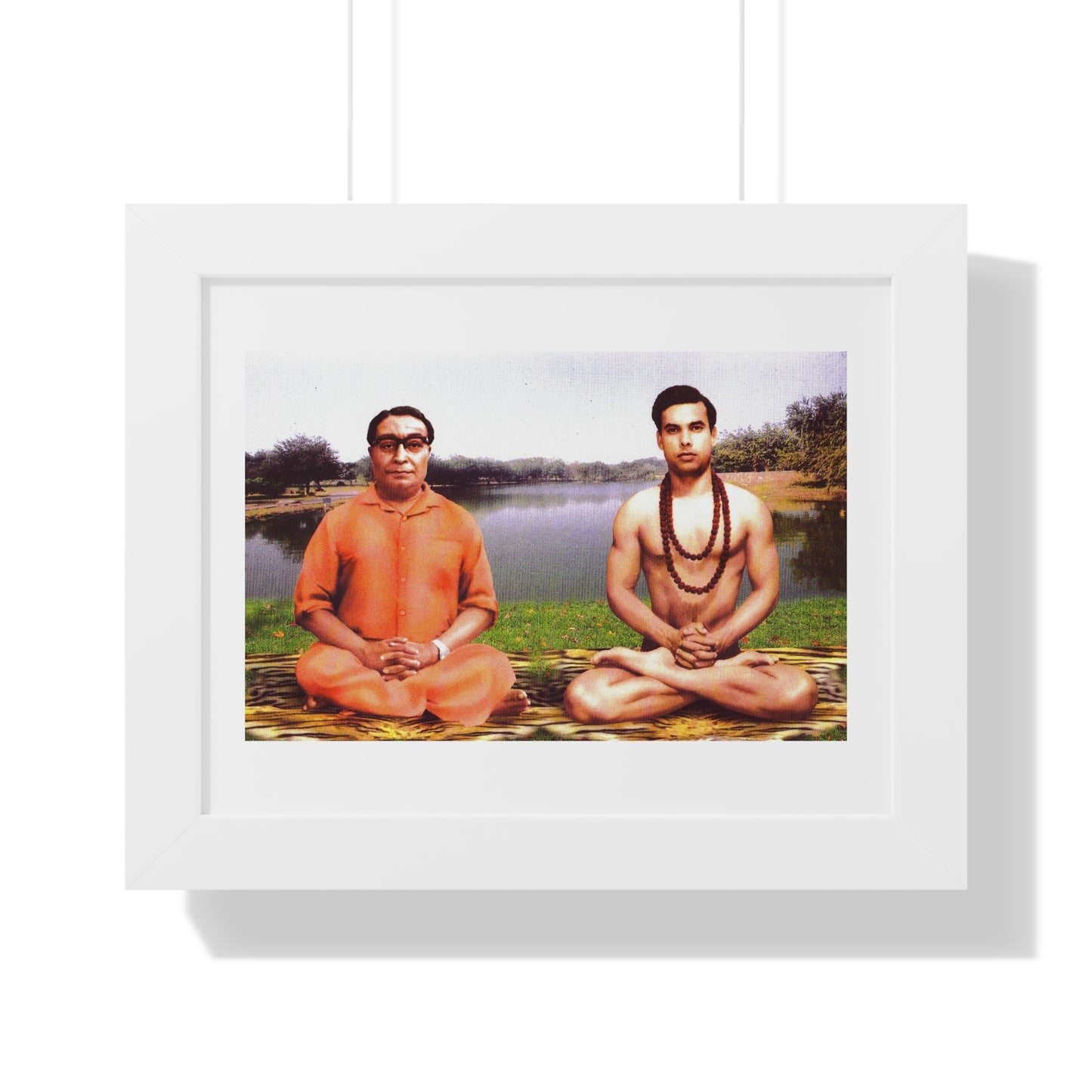 Bishnu & Bikram Framed Horizontal Poster